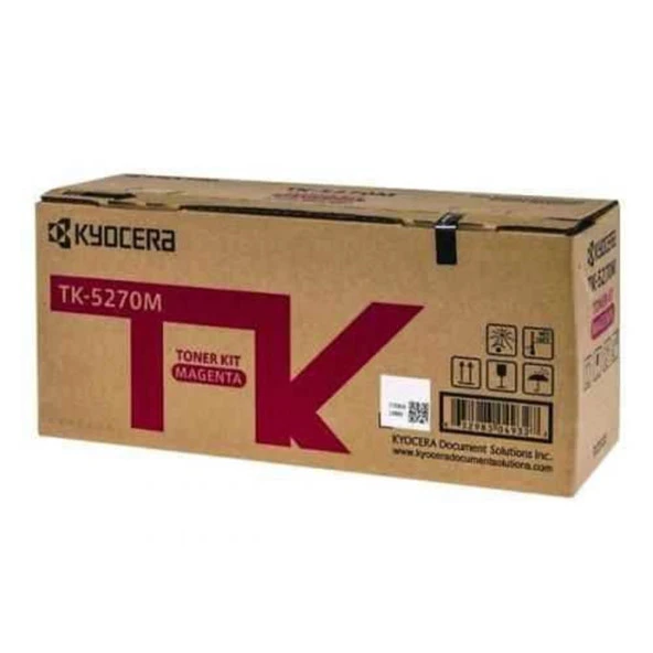 Kyocera TK-5270M Magenta Kırmızı Orjinal Fotokopi Toneri Ecosys M6230cidn-M6630cidn P6230cdn ürün görseli 1