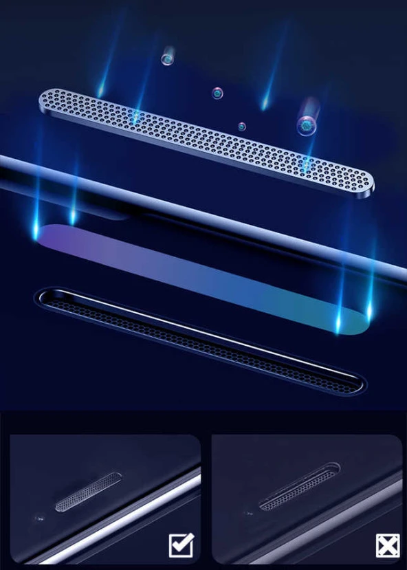 Apple iPhone SE 2020  Anti-Dust Mat Privacy Temperli Ekran Koruyucu - Resim 6