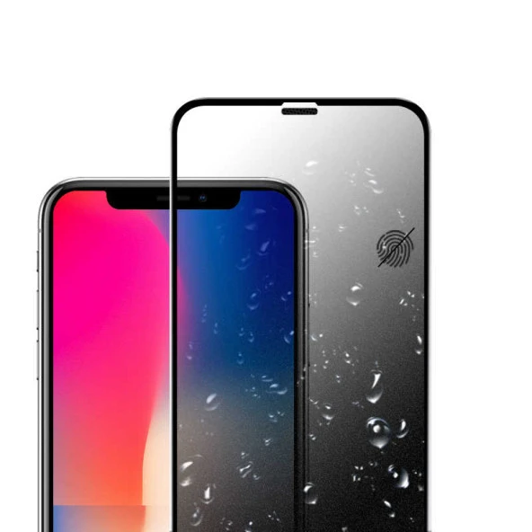Apple iPhone 11  Anti-Dust Mat Privacy Temperli Ekran Koruyucu