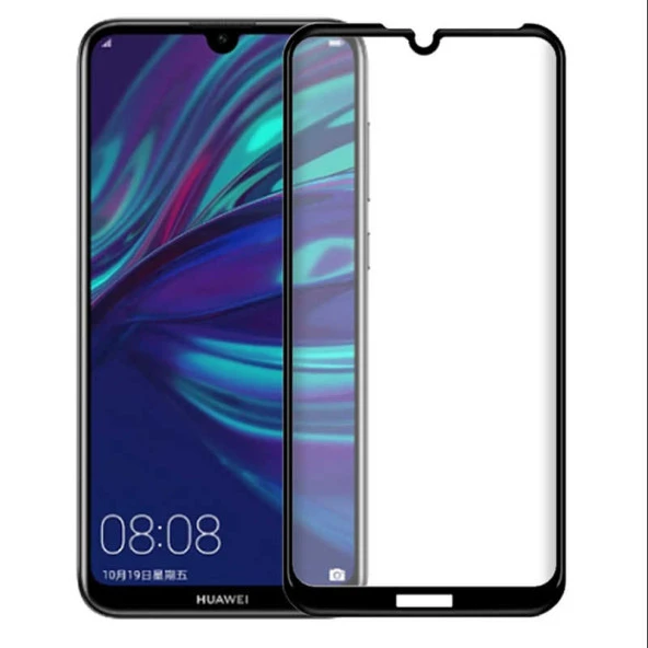 Huawei Y6S 2019  Kenarları Kırılmaya Dayanıklı Cam Ekran Koruyucu ürün görseli