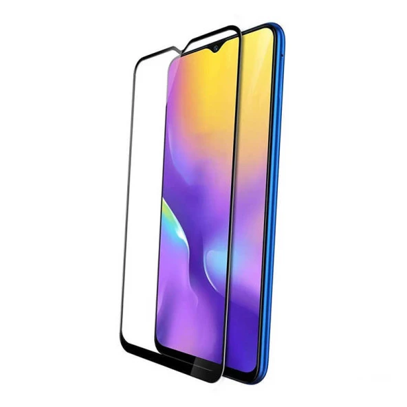 Galaxy M10S  Kenarları Kırılmaya Dayanıklı Cam Ekran Koruyucu - Resim 3