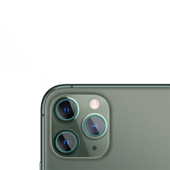 Apple iPhone 11 Pro Max  3D Full Kamera Koruyucu