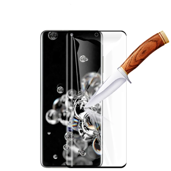 Galaxy S21 Ultra  Süper Pet Ekran Koruyucu Jelatin - Resim 4