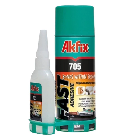 Hızlı Yapıştırıcı Şeffaf Güçlü 400 ml Sprey + 100 gr Yapıştırıcı - 2