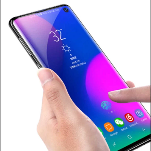 Galaxy S10  Süper Pet Ekran Koruyucu Jelatin - Resim 4