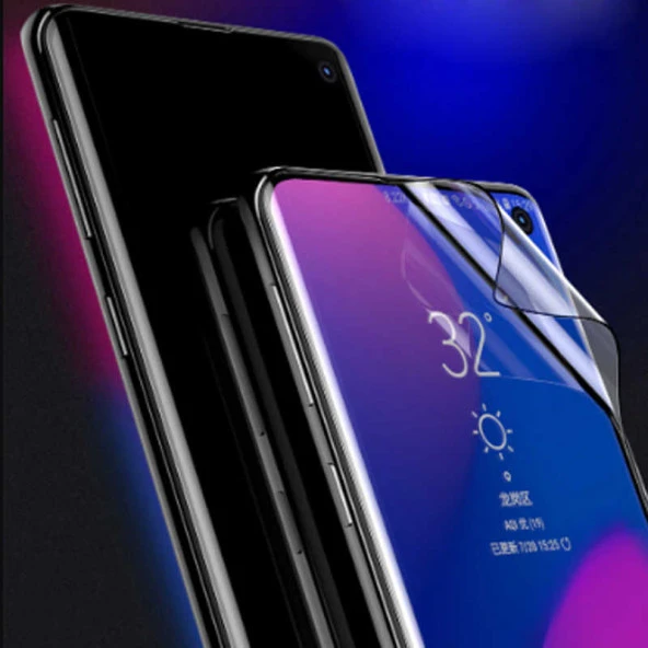 Galaxy S10  Süper Pet Ekran Koruyucu Jelatin - Resim 7