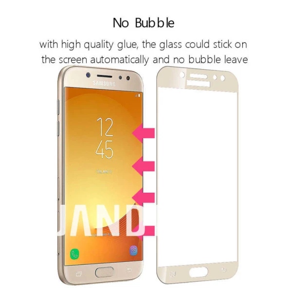Galaxy J4  Kenarları Kırılmaya Dayanıklı Cam Ekran Koruyucu ürün görseli