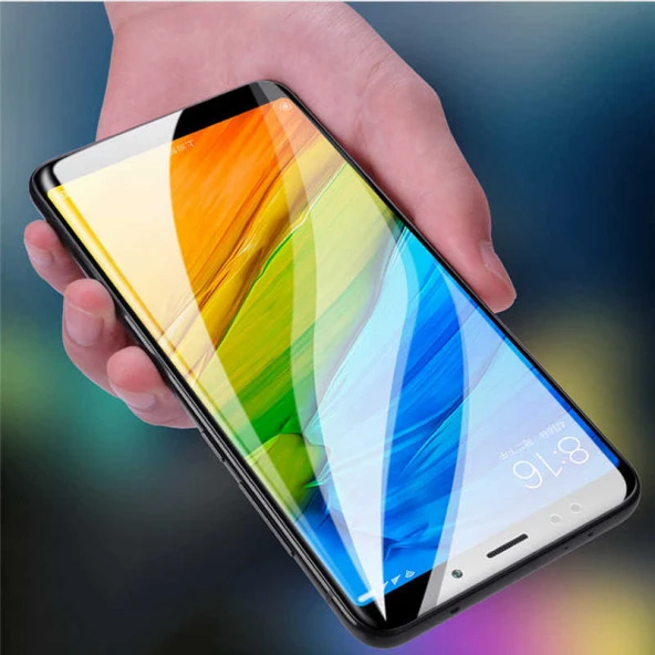 Xiaomi Mi 6X  Kenarları Kırılmaya Dayanıklı Cam Ekran Koruyucu