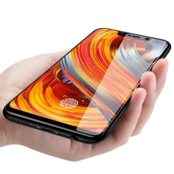 Xiaomi Mi 8 SE  Kenarları Kırılmaya Dayanıklı Cam Ekran Koruyucu - Resim 4