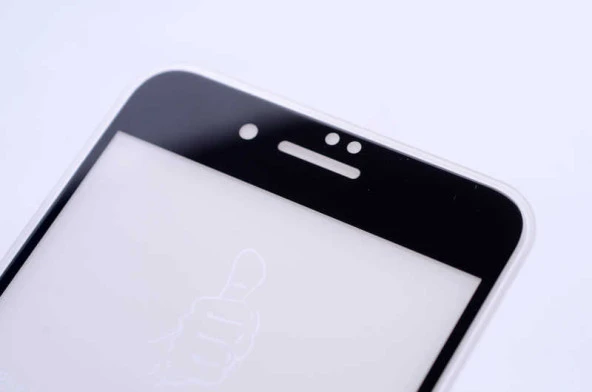 Apple iPhone 6  Kenarları Kırılmaya Dayanıklı Cam Ekran Koruyucu - Resim 4