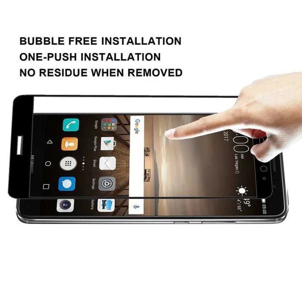 Huawei Y7 2018  Kenarları Kırılmaya Dayanıklı Cam Ekran Koruyucu - Resim 3