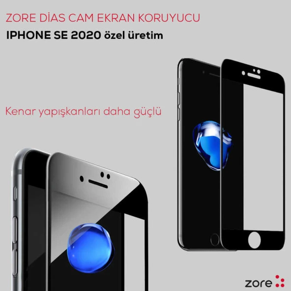 Apple iPhone SE 2020  Dias Cam Ekran Koruyucu - Resim 4