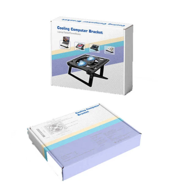 HZ-01 Soğutucu Fanlı Laptop Standı - Resim 4