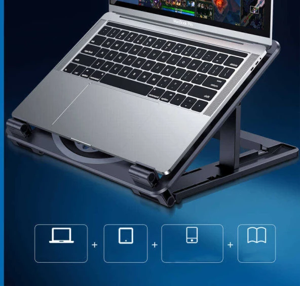 HZ-01 Soğutucu Fanlı Laptop Standı - Resim 11