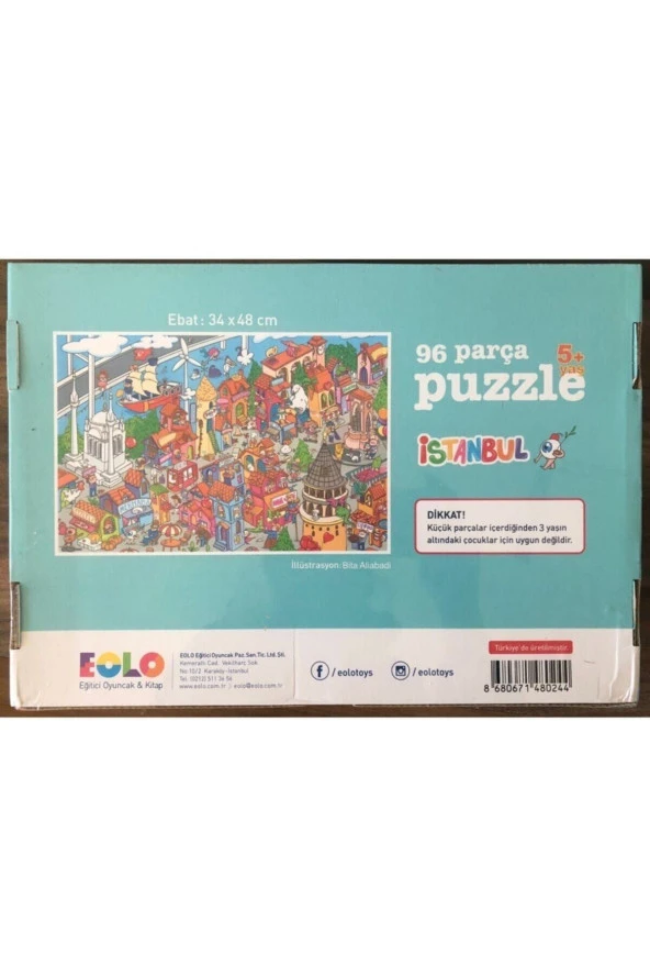 96 Parça Puzzle - Istanbul - 2