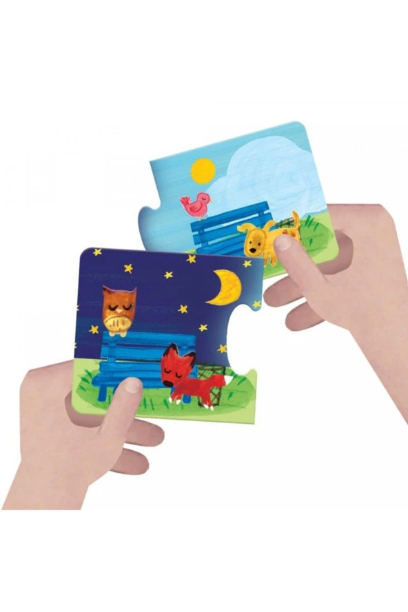 3-6 Yaş Zıt Kavramlar Öğrenme Yapbozu Oyunu (game Of Opposites) - 2