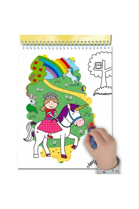 Galt Water Magic Sihirli Boyama Kitabı Unicorns 3 Yaş+ - 3