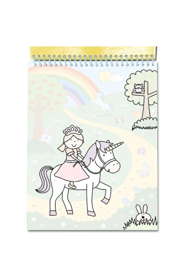Galt Water Magic Sihirli Boyama Kitabı Unicorns 3 Yaş+ - 4