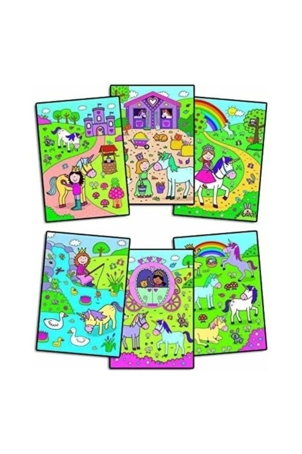 Galt Water Magic Sihirli Boyama Kitabı Unicorns 3 Yaş+ - 5