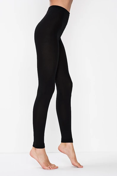 9'lu Eko PAKET - Toptan -  PENTİ SİYAH TERMAL TAYT Black Thermal Leggings