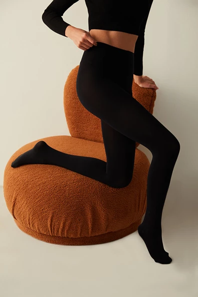 9'lu Eko PAKET - Toptan -  PENTİ MICRO 200 Siyah Renk Külotlu Çorap ürün görseli