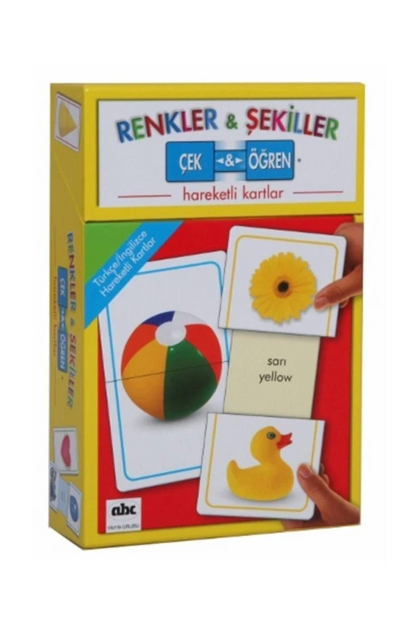 Renkler Ve Şekiller Çek Ve Öğren Hareketli Kartlar Kolektif - Kolektif
