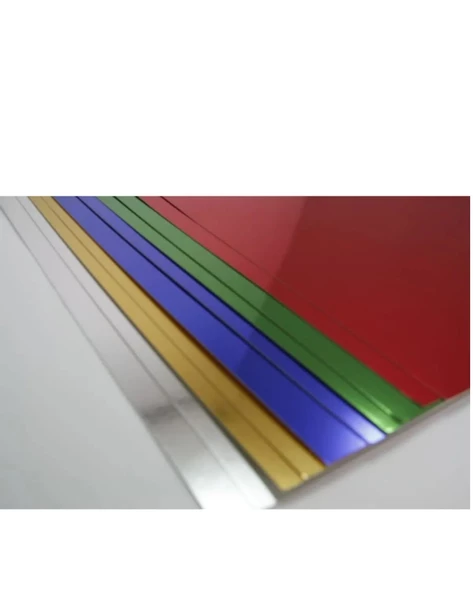 Aynalı Metalik Metalize Fon Kartonu 50x70cm 5 Adet (5 Farklı Renk) - 2