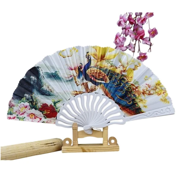 Yelpaze 3 Çeşit Yaz Fırsat Paketi Kumaş Ahşap Plastik - 4