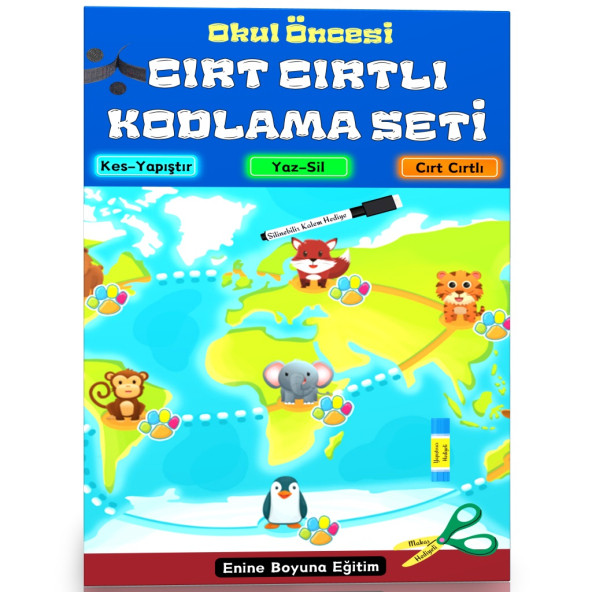 Okul Öncesi Cırt Cırtlı KODLAMA Eğitim Seti - 1