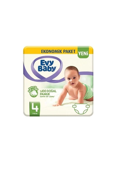 Evybaby Bebek Bezi Ekonomik Maxi 27 Ad No:4 7-14 Kg Yeni