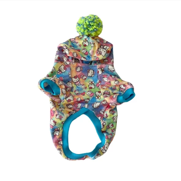 Kitty Kapşonlu Sweat by Kemique Köpek Kazağı - 6