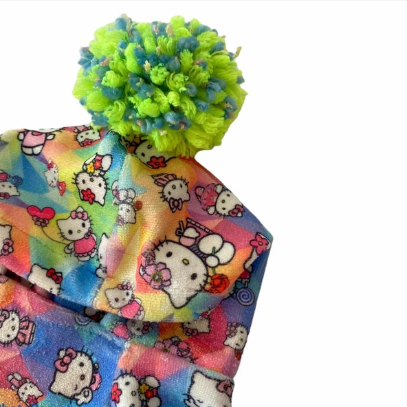 Kitty Kapşonlu Sweat by Kemique Köpek Kazağı - 7