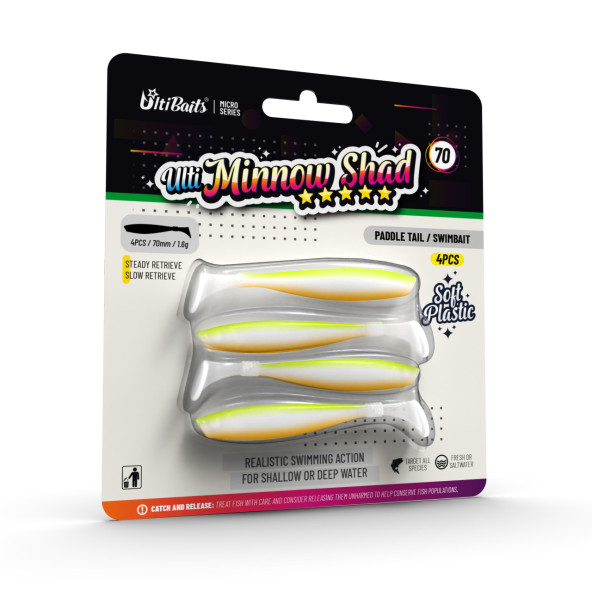 Ulti Baits Minnow Shad 70