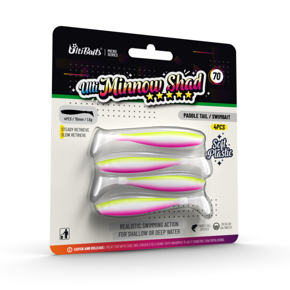 Ulti Baits Minnow Shad 70