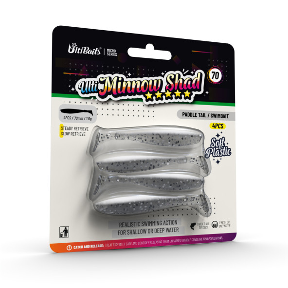 Ulti Baits Minnow Shad 70