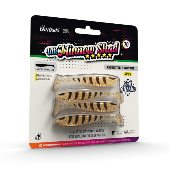 Ulti Baits Minnow Shad 70