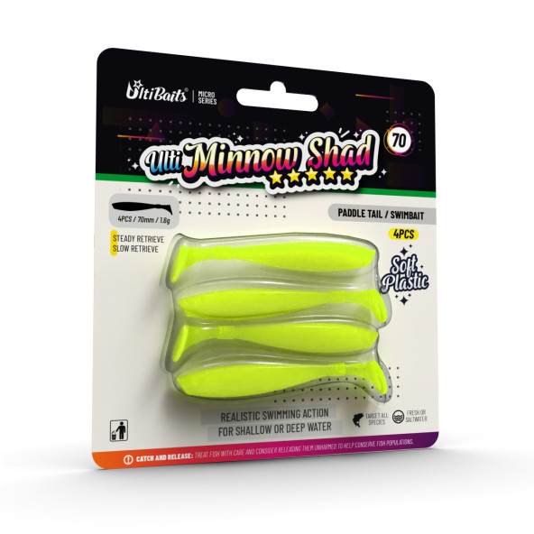 Ulti Baits Minnow Shad 70