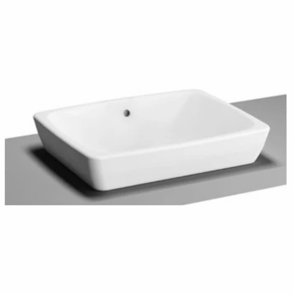 VitrA Metropole Kare Çanak Lavabo 40 cm - Armatür Deliksiz , Su Taşma Delikli