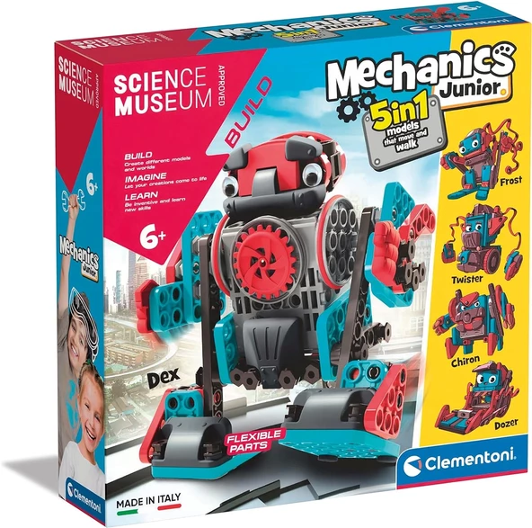 Clementoni Mechanics Junior - Hareketli Robotlar 61360
