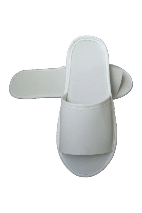 Tek Kullanımlık Spa Terlik Biye Dikişli 2,5 Mm Eva Taban 10 Çift ürün görseli