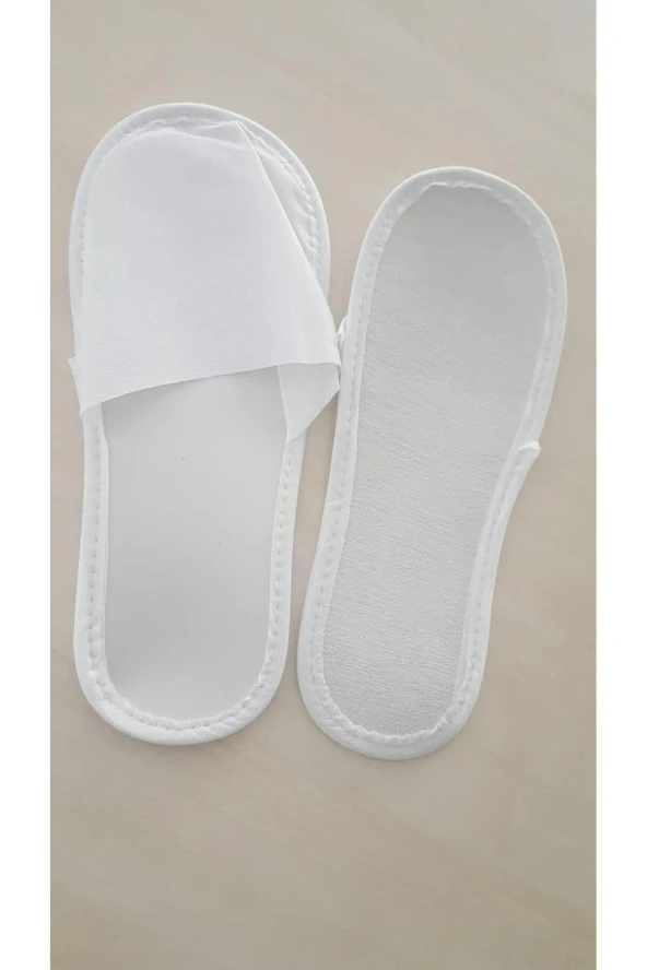 500 Adet Otel Terliği Çevre Biyeli İnce Taban Kullan At - Resim 3