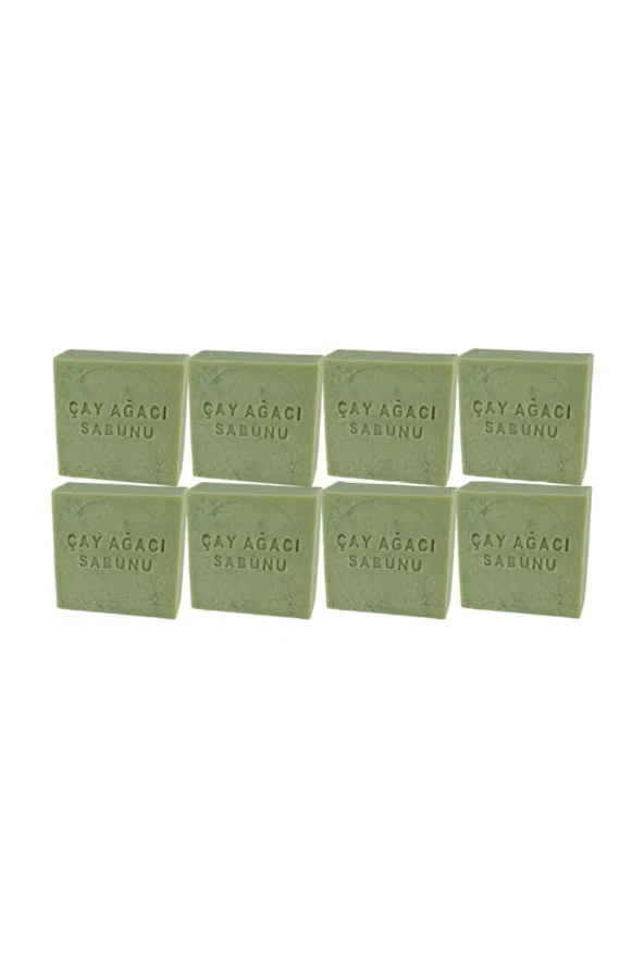 Çay Ağacı Yağlı Doğal Üretim Sabun 8 Adet