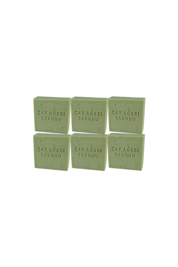 Çay Ağacı Yağlı Doğal Üretim Sabun 6 Adet