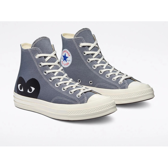 Converse X Comme Des Garçons Play Chuck 70 Unisex Gri Sneaker