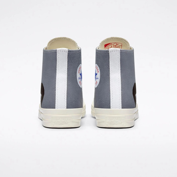 Converse X Comme Des Garçons Play Chuck 70 Unisex Gri Sneaker - 4