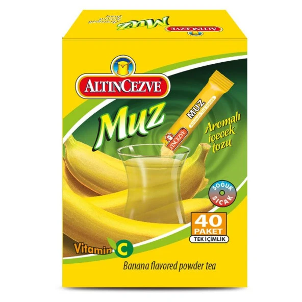 Altıncezve Muz Aromalı Tek İçimlik İçecek Tozu 40 x 1.5 gr