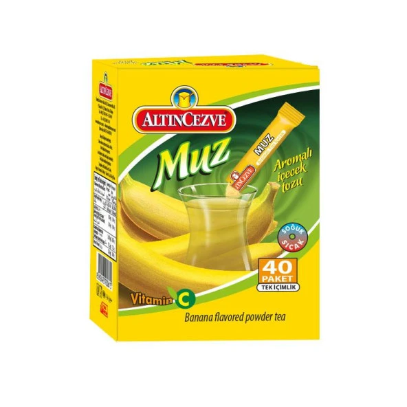 Altıncezve Muz Aromalı Tek İçimlik İçecek Tozu 40 x 1.5 gr - Resim 2