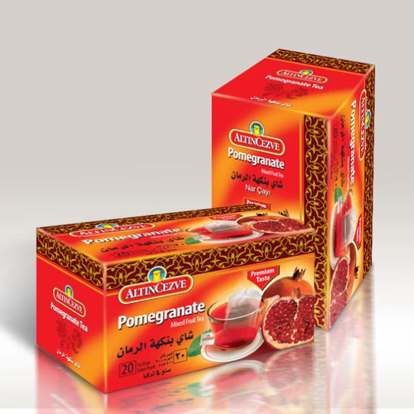 Altıncezve Pomegranate Nar Aromalı Süzen Poşet Çay 20'li - 3