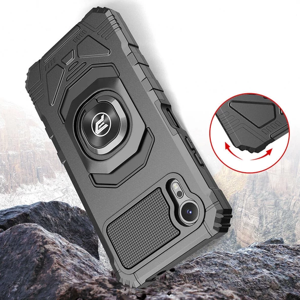 Vendas Samsung Galaxy Xcover 7 Pro Kılıf Zore Vega Blok Kapak - 4