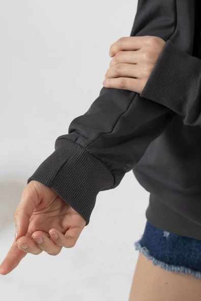 Dream Still Over Füme Kadın 2ip Kapşonlu - Resim 7